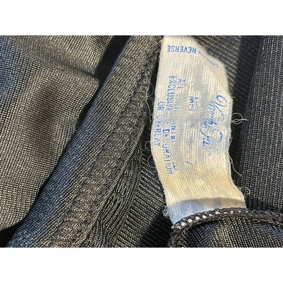 Vanity Fair Half Slip Size Medium-Large Black Nylon Lace Trim Elastic Waist VTG - Picture 3 of 7